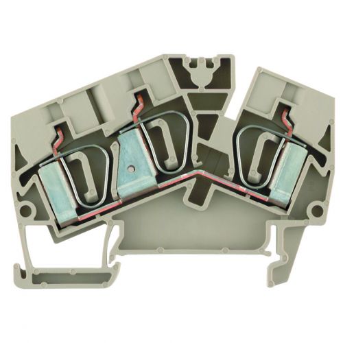 WEIDMULLER ZDU 6-2/3AN Blok zacisku przelotowego, złącze sprężynowe, 6 mm², 800 V, 41 A, liczba przyłączeń: 3 1771410000 /50szt./ - 17714100009999[2].jpg